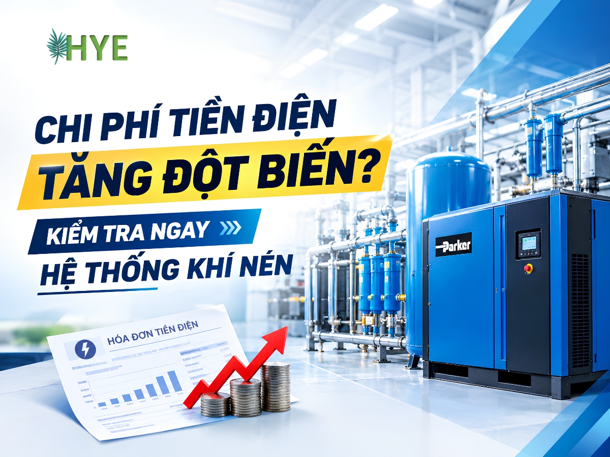 CHI PHÍ TIỀN ĐIỆN TĂNG ĐỘT BIẾN? | KIỂM TRA NGAY HỆ THỐNG KHÍ NÉN TẠI NHÀ MÁY