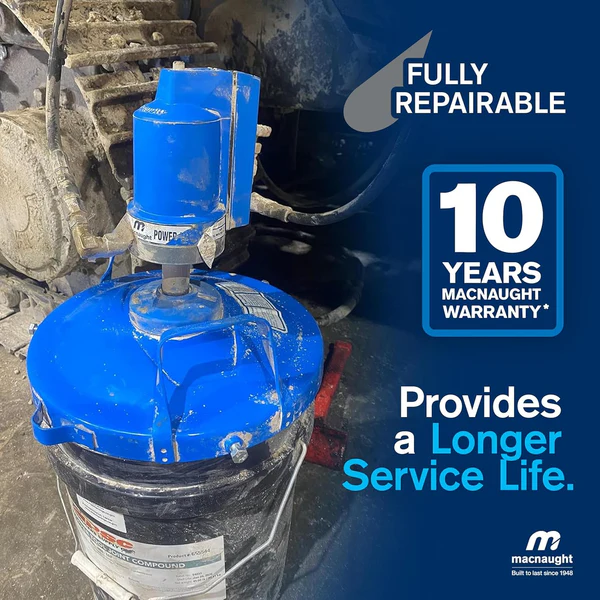 Macnaught Air Operated Grease Pump for 35 lb./5 Gal. Containers