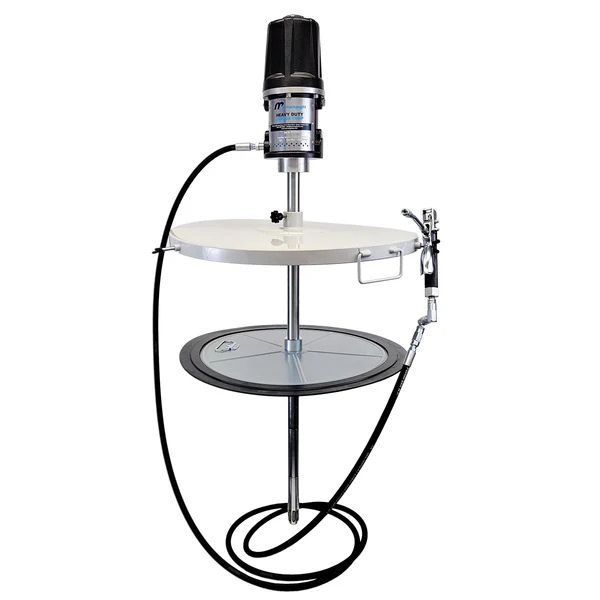 Macnaught Heavy Duty M3 50:1 Grease Pump for 55 Gallon Drums - 4 PPM Grease Delivery