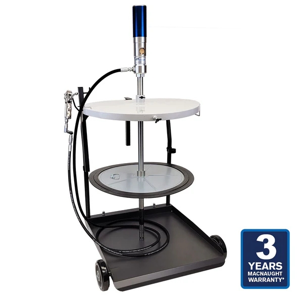 Macnaught M3 Portable 50:1 Grease Dispensing Kit for 55 Gallon Drums - 1.76 PPM Grease Delivery 
